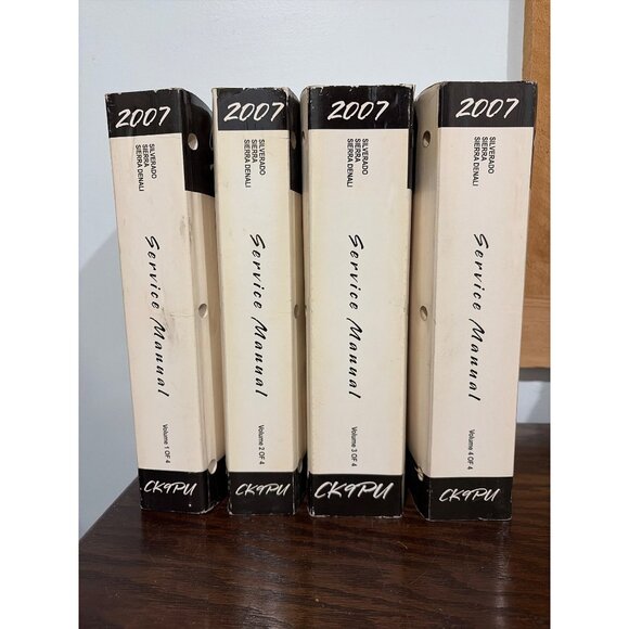 2007 CK9PU Truck Service Manual Set Of 4 Chevrolet GMC Silverado Sierra Denali - Picture 1 of 8